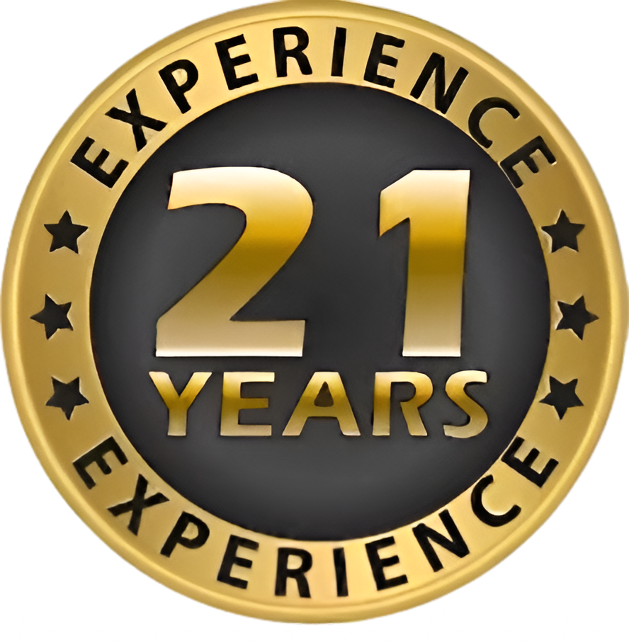 21 Years Experience
